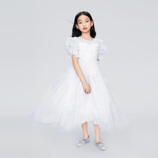 女童轻盈靓丽网纱公主裙裙子夏季新款安奈儿童装实体店同款AG423782 商品图3