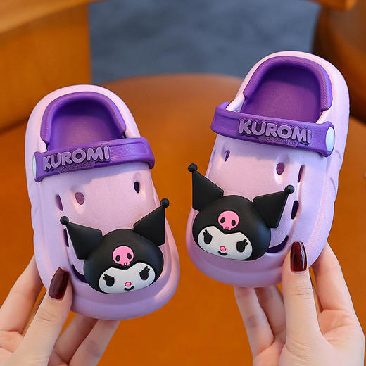 【时尚“凉”感，防滑沙滩鞋】小公主的夏日必备。可爱凉拖，防滑沙滩鞋，让宝贝安心玩耍，粉红、蓝色、紫色多款颜色可选！ 商品图6