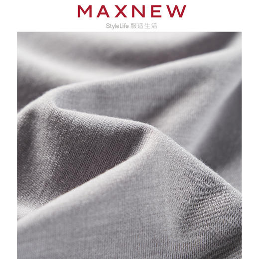 【家居】“Cool Max”凉感系列舒适柔软吸湿排汗细腻亲肤V领T恤 1N2418202 商品图4