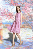 【伯妮斯茵】162S259--粉色连衣裙--盛开的桃花--《生命之美-梵高的花园》 商品缩略图3