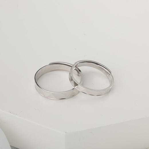 【宏艺珠宝】日月同辉情侣对戒·银s925戒指 商品图1
