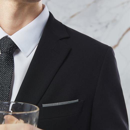 【含莫代尔】柒牌西服套装男2024春季新款商务正装面试平驳领西装	126C70600 商品图2