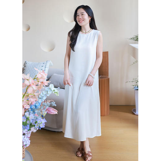 100%醋酸A摆背心裙 显瘦显气质 商品图2