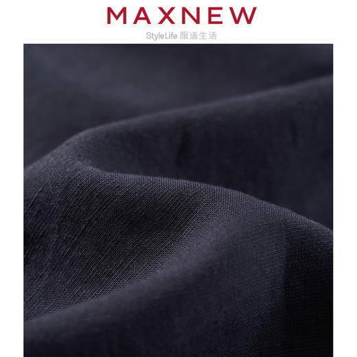 【衬衫】“国麻系列”柔软亲肤透气透湿宽松短款衬衫 1N2221303 商品图4