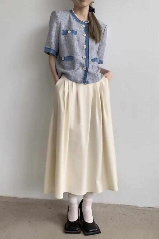 Le Malene ins风气质圆领小香短袖外套 16199 商品图2