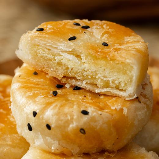 菜菜家潮汕绿豆饼|潮汕人排长队都要买！减糖30%，酥松绵密不甜腻 商品图1