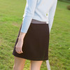 欧芮儿秋装女2019 高腰开叉半身裙短款休闲显瘦百搭包臀裙 商品缩略图2