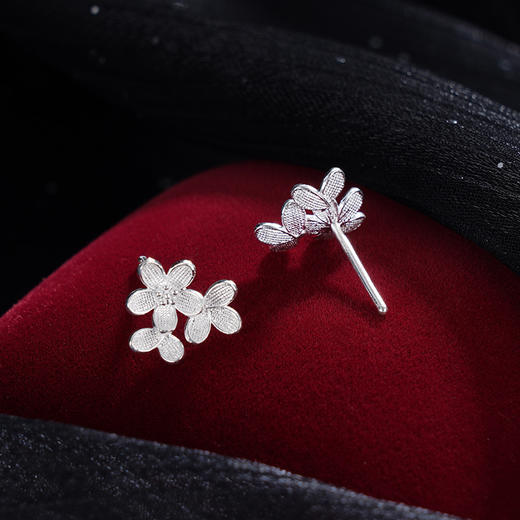 子佩集S990银【妍语】耳钉【YCED003】纯银花丝2405 商品图1