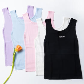 亚光曲珠内搭背心