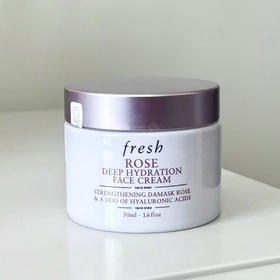 专柜450 Fresh馥蕾诗大马士革玫瑰密集保湿面霜50ml 温和