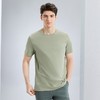 【凉感索罗纳】柒牌圆领短袖T恤男2024夏季新款时尚休闲体恤上衣	126T71710 商品缩略图1