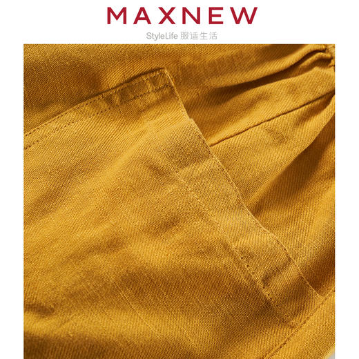 【短裤】“国麻系列”柔软亲肤透气透湿肌理感短裤 1N2224207 商品图3