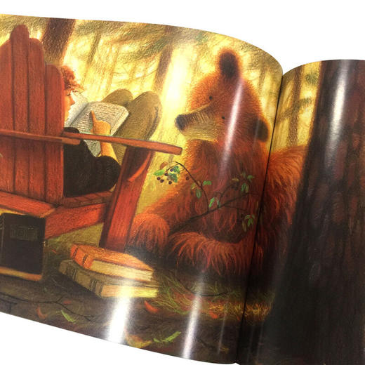 【59元任选4本】【点读版】绘本花园：爱听故事的大熊（精） 商品图1