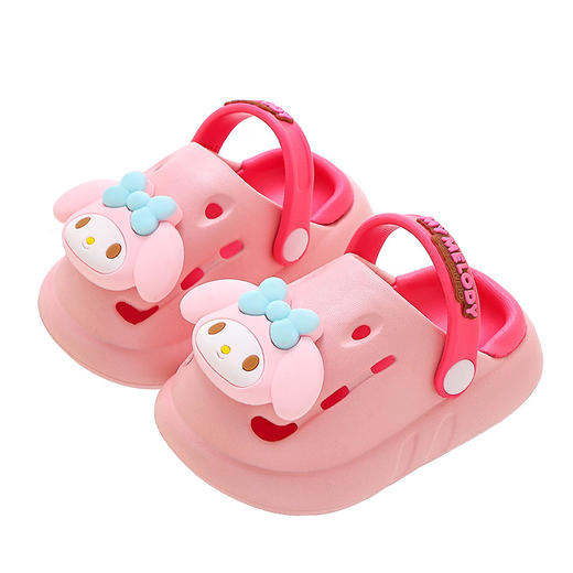 【时尚“凉”感，防滑沙滩鞋】小公主的夏日必备。可爱凉拖，防滑沙滩鞋，让宝贝安心玩耍，粉红、蓝色、紫色多款颜色可选！ 商品图4