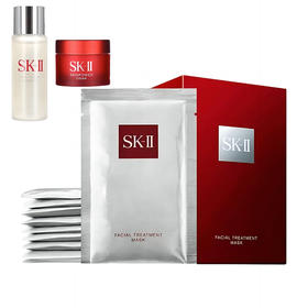 【赠SKII大红瓶面霜 15g/瓶+SKII 神仙水 30ml/瓶】日本 SK-II 前男友面膜 10片