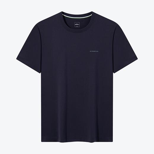 【5A抗菌2A防螨】柒牌男士纯棉短袖T恤夏季新款时尚休闲圆领上衣	126T71750 商品图4