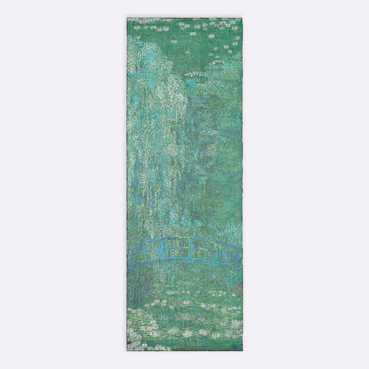 Harmonie 睡莲池 莫奈.奥德赛合作款 真丝丝巾 商品图5