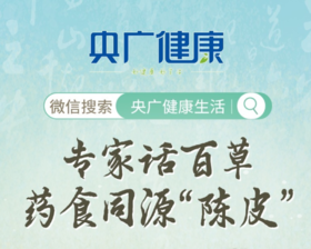 “专家话百草 陈皮的妙用”——《央广健康》直播笔记