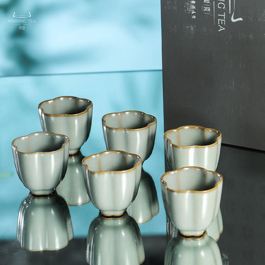 问鼎汝瓷鼎峰系列天青甲辰香故杯 商品图0