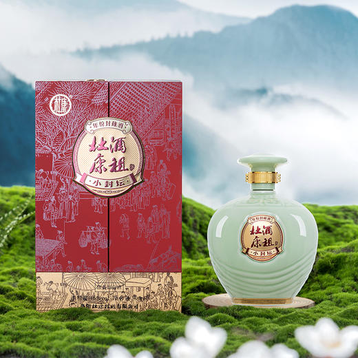 【积分】酒祖杜康小封坛-青坛46度500mL浓香型白酒2019款 商品图5