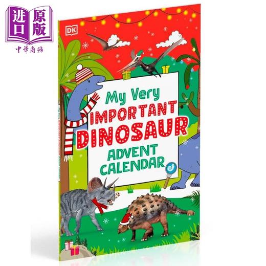 【中商原版】DK恐龙盲盒书 My Very Important Dinosaur Advent Calendar 英文原版进口 儿童活动与玩具书 24本小书 科普读物 商品图1