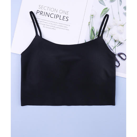 【活动商品，不退不换】冰凉裸感 轻薄无痕 莱卡吊带 免穿BRA 内搭外穿都好看~ 商品图1