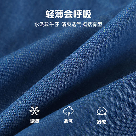 【110-140】【精典泰迪】男童夏款七分裤牛仔裤儿童中腿裤 商品图5