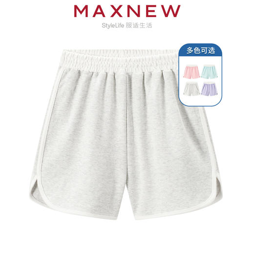 【短裤】童装舒适软糯亲肤缤纷多彩拼色运动短裤 1N2364101 商品图0