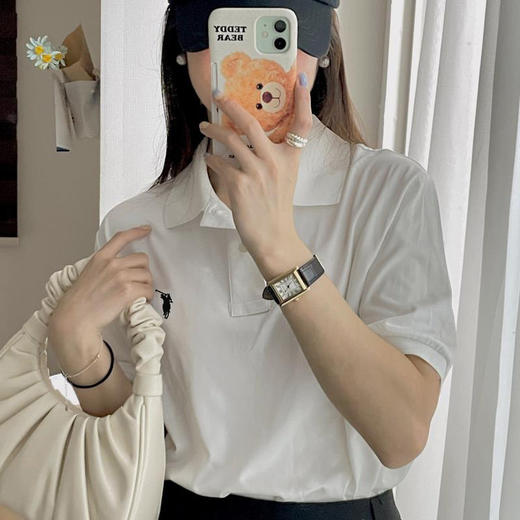 【刺绣款POLO衫上新！】 冰感运动情侣款  商务休闲POLO衫 舒适有型  4个配色可选，男生女生都能自由穿着，开团仅💰59元❗❗ 商品图2