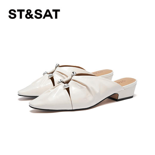 星期六时尚小方头摩登穆勒拖SSC3114046 商品图8