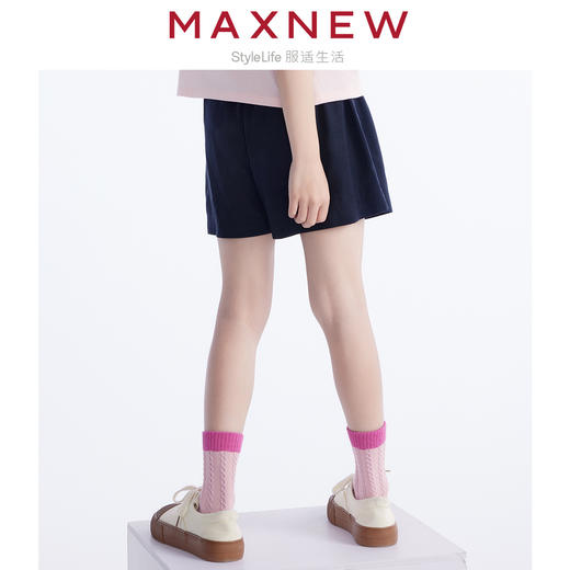 【短裤】童装舒适凉感立体褶裥裙裤 1N2364201 商品图2