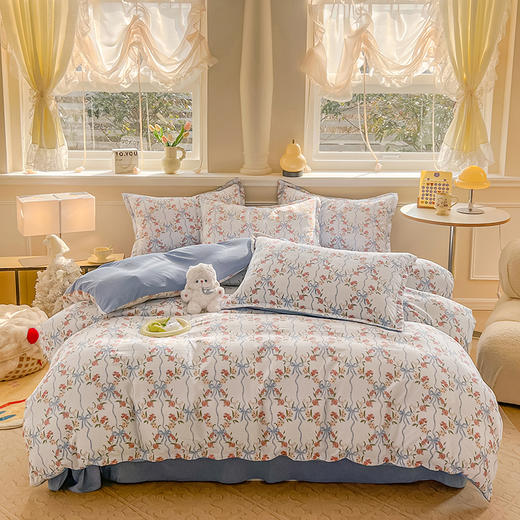 【惠慈家居 】提花泡芙棉四件套四件套 商品图1