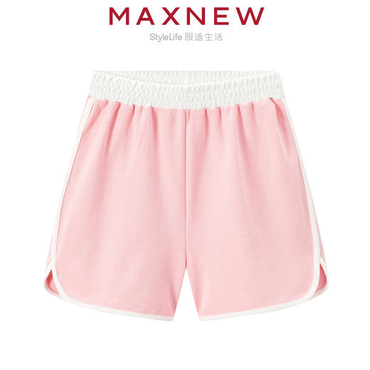 【短裤】童装舒适软糯亲肤缤纷多彩拼色运动短裤 1N2364101 商品图1