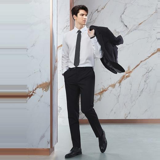 【含莫代尔】柒牌西服套装男2024春季新款商务正装面试平驳领西装	126C70600 商品图3