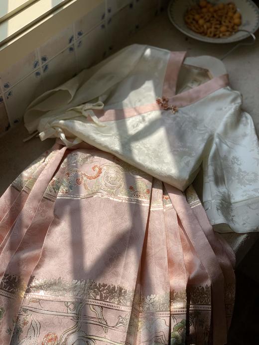 粉锦长裙  墨白马面裙  青萝长裙 成人款 商品图2