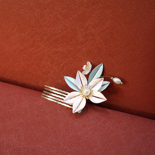 单朵古风缠花发梳（款式随机） 商品图5