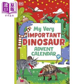 【中商原版】DK恐龙盲盒书 My Very Important Dinosaur Advent Calendar 英文原版进口 儿童活动与玩具书 24本小书 科普读物