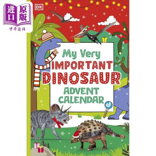 【中商原版】DK恐龙盲盒书 My Very Important Dinosaur Advent Calendar 英文原版进口 儿童活动与玩具书 24本小书 科普读物 商品图0