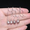 玉美人菲菲HZ#S925珍珠耳线约8*13mm-多样性发一 商品缩略图0