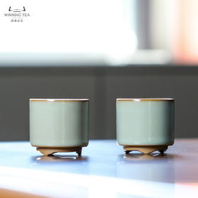 问鼎汝瓷天青甲辰三足杯