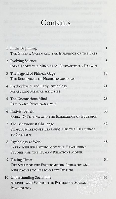 预售 【中商原版】耶鲁小史 心理学 A Little History of Psychology 英文原版 Nicky Hayes 人文社科 心理学指南 商品图5