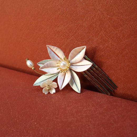 单朵古风缠花发梳（款式随机） 商品图6