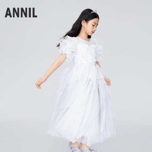 女童轻盈靓丽网纱公主裙裙子夏季新款安奈儿童装实体店同款AG423782 商品图2