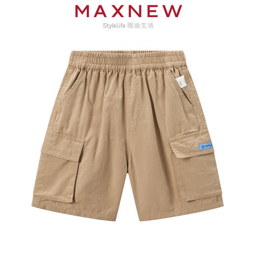 【短裤】小童舒适弹力简约工装运动短裤 1N2334203 商品图1