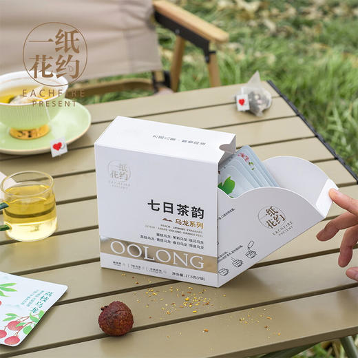 一纸花约蜜桃、青提乌龙茶17.5g 商品图4