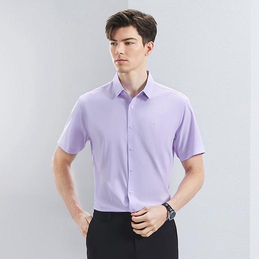 【5A抗菌2A防螨】柒牌莫代尔短袖衬衫男夏季新款正装面试商务衬衣	126A70210 商品图1