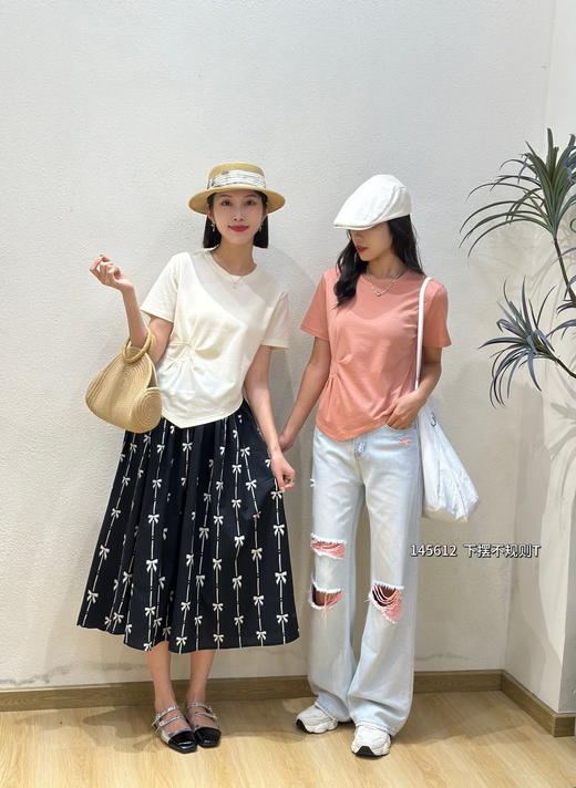 4BSR145612#下摆不规则T 商品图0