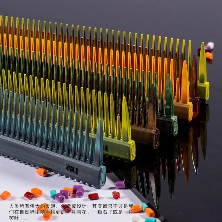 树牌梳子 TREE专业剪发梳子标准版短发梳系列T52常规色脏彩