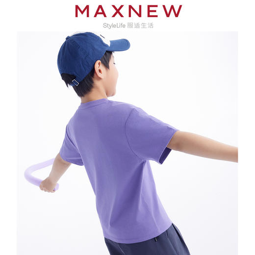 【T恤】童装云感棉舒适亲肤原创字母印花T恤 1N2341233 商品图1