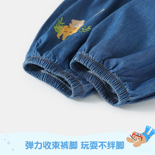 【110-140】【精典泰迪】男童夏款七分裤牛仔裤儿童中腿裤 商品图8